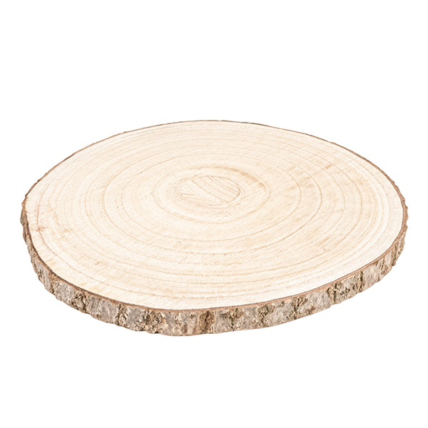 Plateau bois rond naturel/corce