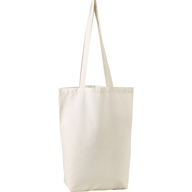 Tote bag cotton natural without decoration 2 handles 