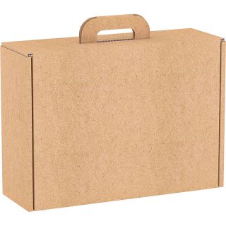 Suitcase Rectangular Cardboard Kraft 