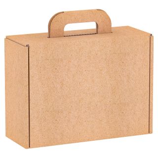 Suitcase Rectangular Cardboard Kraft