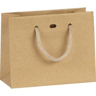 Bag paper kraft cord handles eyelet
