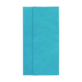 Papel de seda cor azul claro - Pacote de 240 peas