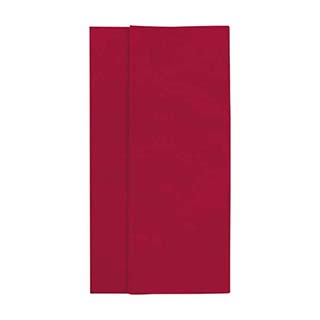 Papel de seda color rojo burdeos - Paquete de 240 piezas