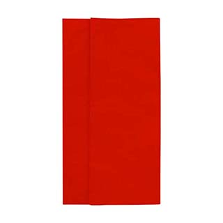 Papel de seda cor vermelho - Pacote de 240 peas