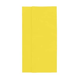 Papel de seda cor amarelo - Pacote de 240 peas