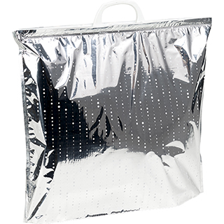 Bag isotherm white dots white handles