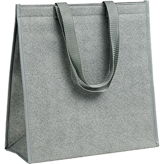 Bag isotherm rectangular gray 2 nylon handles velcro closure