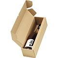 Box wine cardboard kraft/black design 1 magnum delivered flat