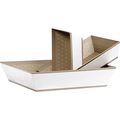 Tray cardboard rectangular LIGHTS AND SHADOWS white/brown/UV printing 